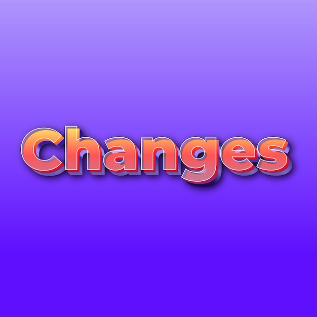 Changestext effect jpg gradient purple background card photo