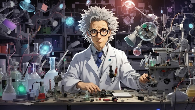 Chaos en genie Het laboratorium van de gekke wetenschapper