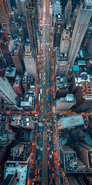 The chaotic and orderly streets of New York City