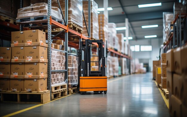 Chaotic Retail Warehouse Shelves