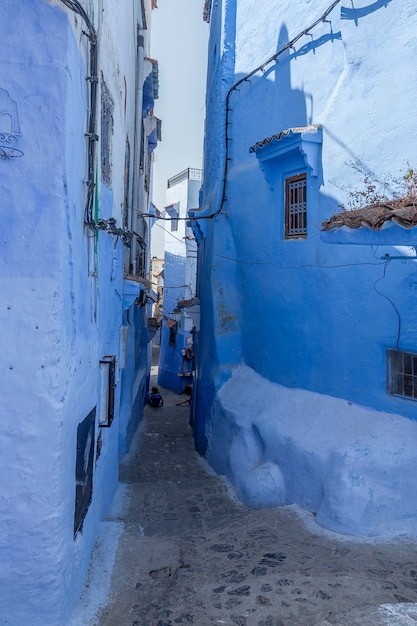 모로코의 푸른 도시 Chaouen.