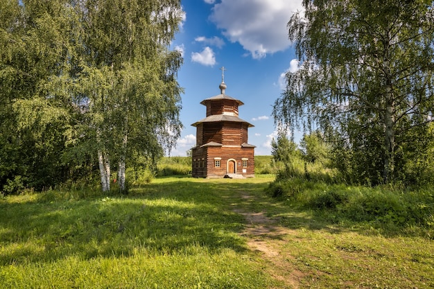 Pritykino Sharyinsky 지역 마을의 예배당 XVIII XIX 세기 러시아 코스트 로마 러시아의 황금 반지