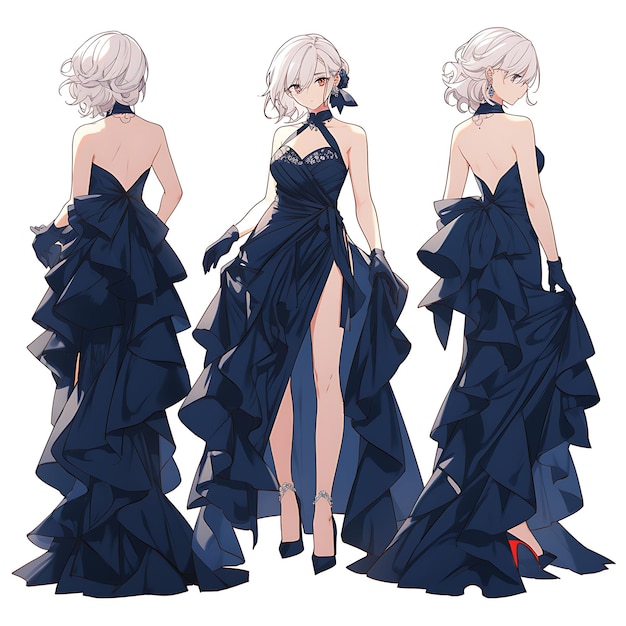 What are simple yet beautiful anime dresses? - Quora