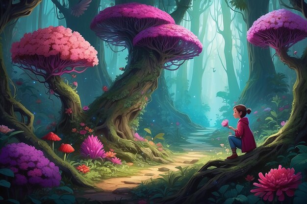 Character Discovery Hidden Grove of Cockscomb Flowers