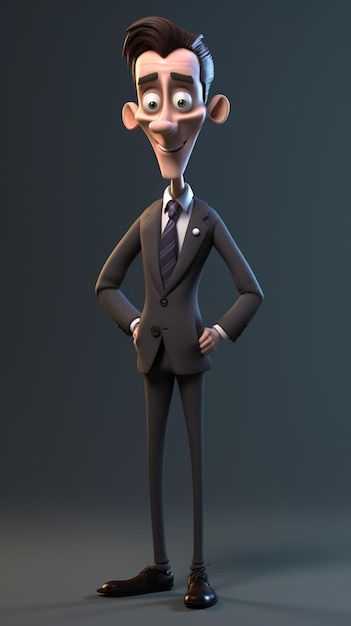 A character from the animated series by person