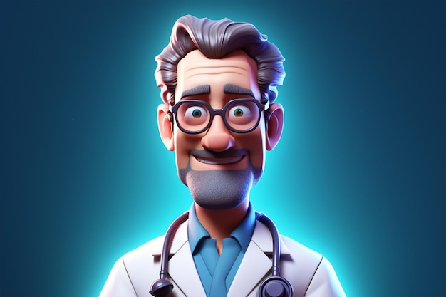 A character from the cartoon doctor character