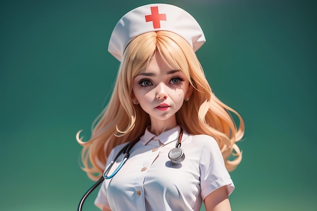 Персонаж из игры медсестра