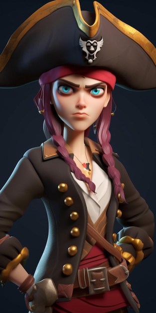 Персонаж из игры пират.