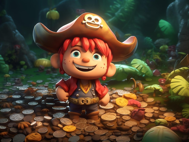 A character from the game pirate