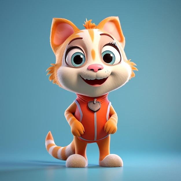 A character from the movie the cat is wearing a red suit