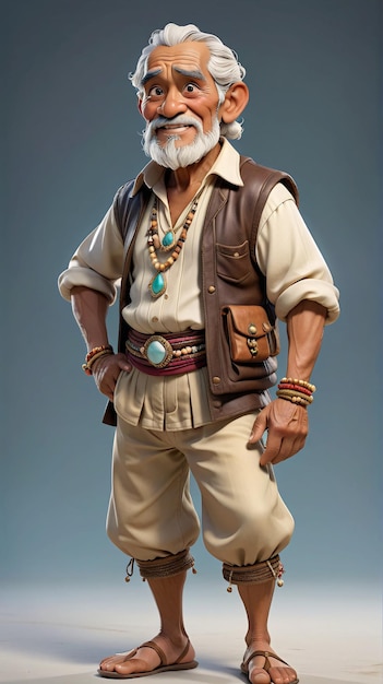 the character model for the game person