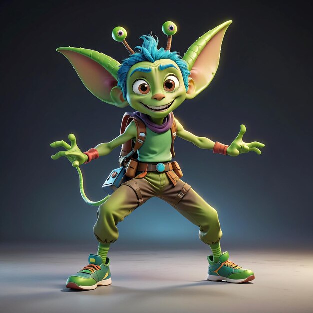 Photo a character in the movie stitch