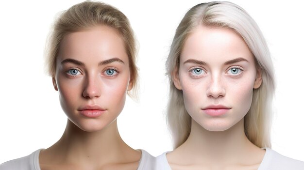 Photo character retouching images