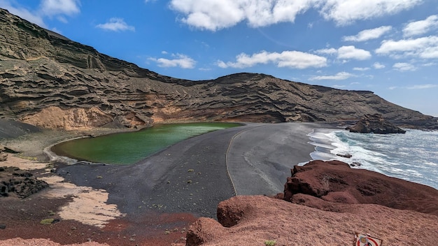 Foto charco verde lanzarote isole canarie