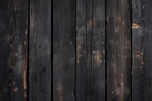 Charcoal Infused Wooden Planks