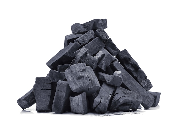 Charcoal isolated