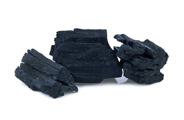 Charcoal isolated