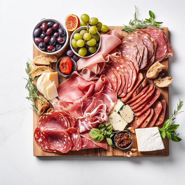 Charcuterie Board with Free Space for Text