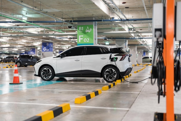 Charging of electric cars at a charging station automotive industry transportation