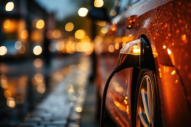 charging station for an Electric Vehicle car professional photography