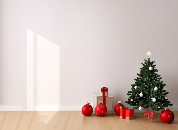 charismas decoration interior tree and background