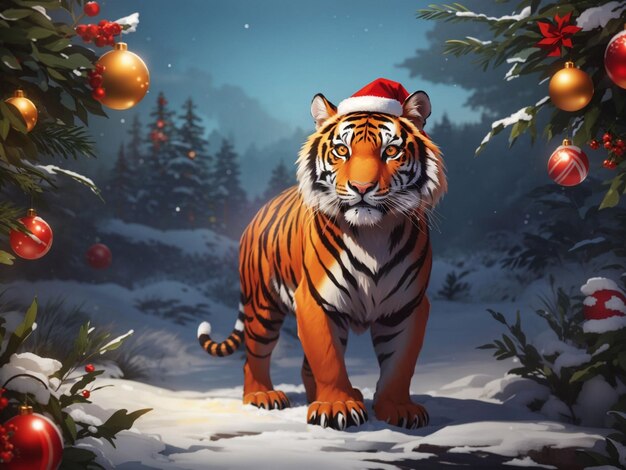 Charitmas lion background