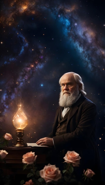 Photo charles darwin naturalist biologist theory of evolution darwin's early life darwin's voyage on