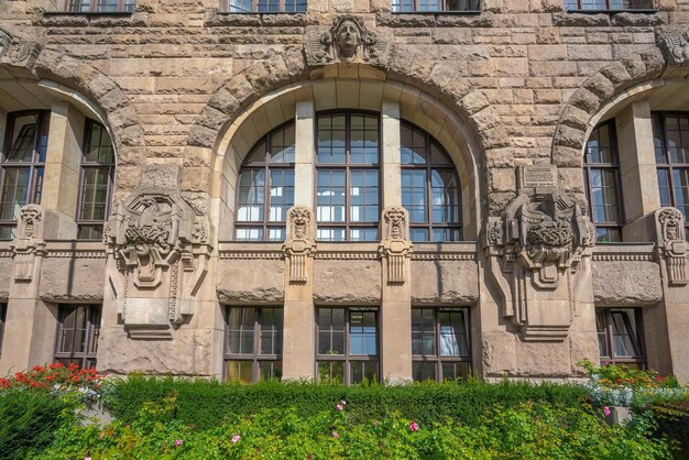 Photo charlottenburg town hall facade details berlin germany