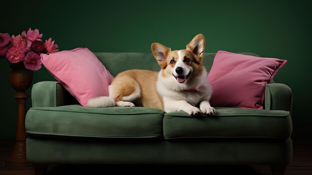 the charm of a gorgeous man sitting on a sofa