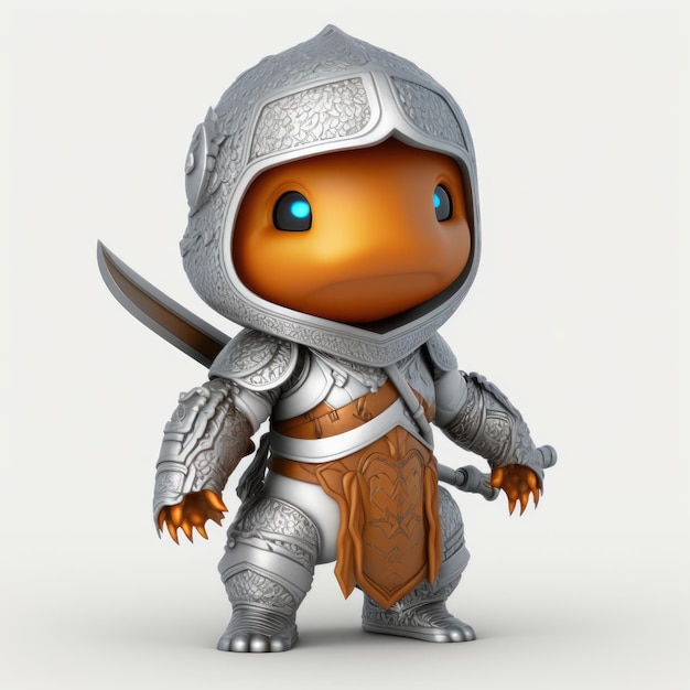 Charmander chibi ridder staand