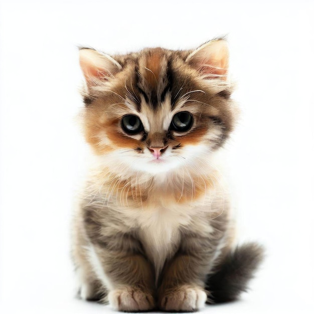 Charmant kattenportret Generatieve AI