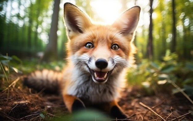 Charmante dieren poseren voor de camera