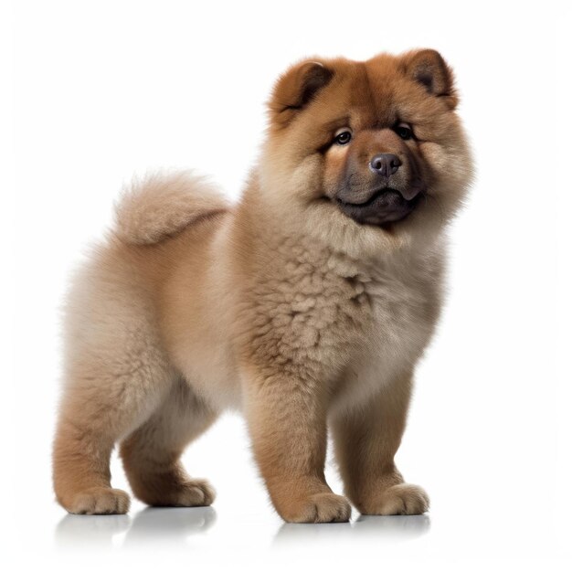 Photo charming chow chow puppy