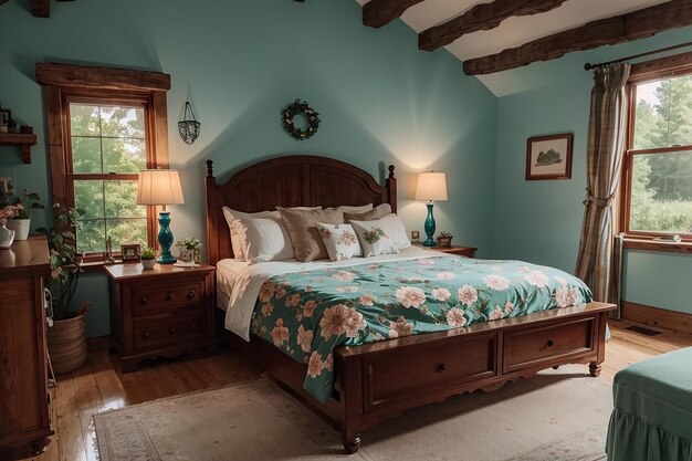 Charming cottage bedroom decor quaint retreat