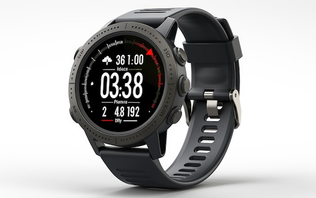 Photo charming expansive popular fitness smartwatch on white or png transparent background