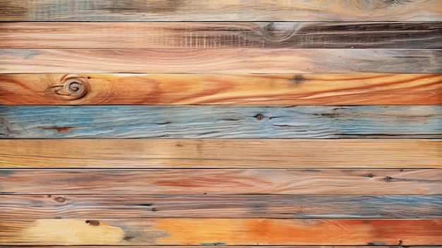 Charming Horizontal Wood Grain Texture