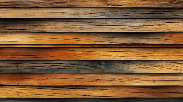 Charming Horizontal Wood Grain Texture