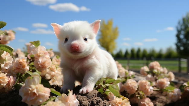 Charming potbellied pigs adorable and playful