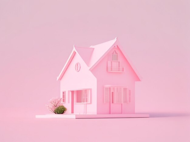 Charming simplicity minimal style cute home house icon