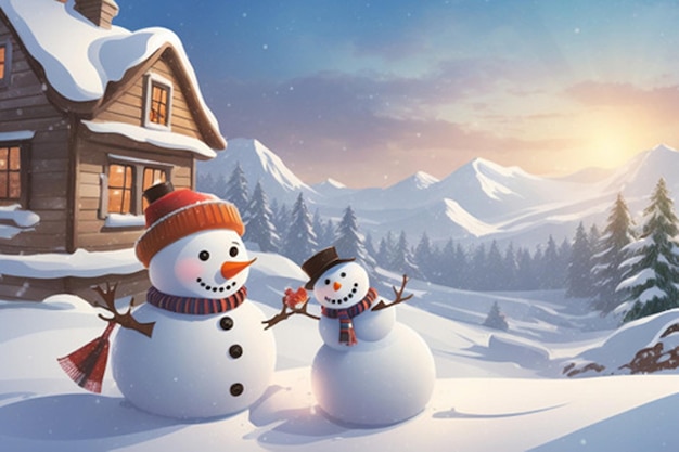 A charming story of a snowman going on a winter adventure