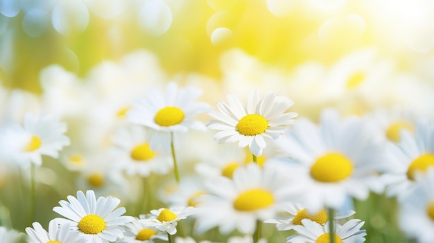 Charming Wild Chamomile in Nature