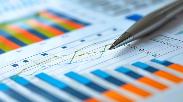 chart graph investment finance business currency datum economy stock growth diagram marke