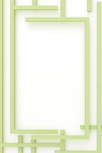 Chartreuse simple clean geometric frame made of lines korean cute kawaii japaness cartoon vector art minimalistic clean white gradient background ar 23 Job ID ed7b9a8418284e7c894afb7e5957631b