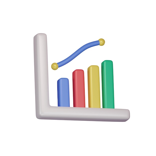 Charts And Diagrams 3d icon