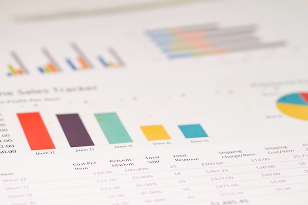 Charts paper background.