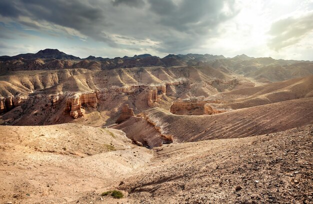 Charyn canyon in Kazakhstan