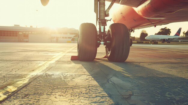 現代の旅客機のシャーシ