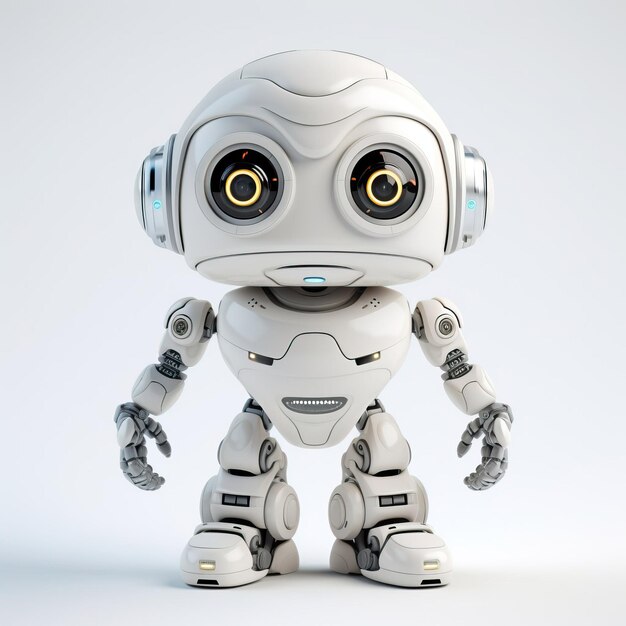 chat bot cute cartoon robot