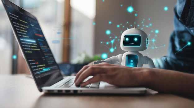 Chat Bot Service Concept Verbetering van de klantenervaring met virtuele assistent