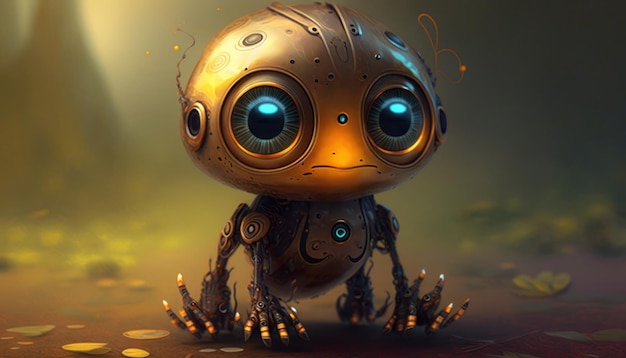 Chat GPT Cute Robot Mascot Character